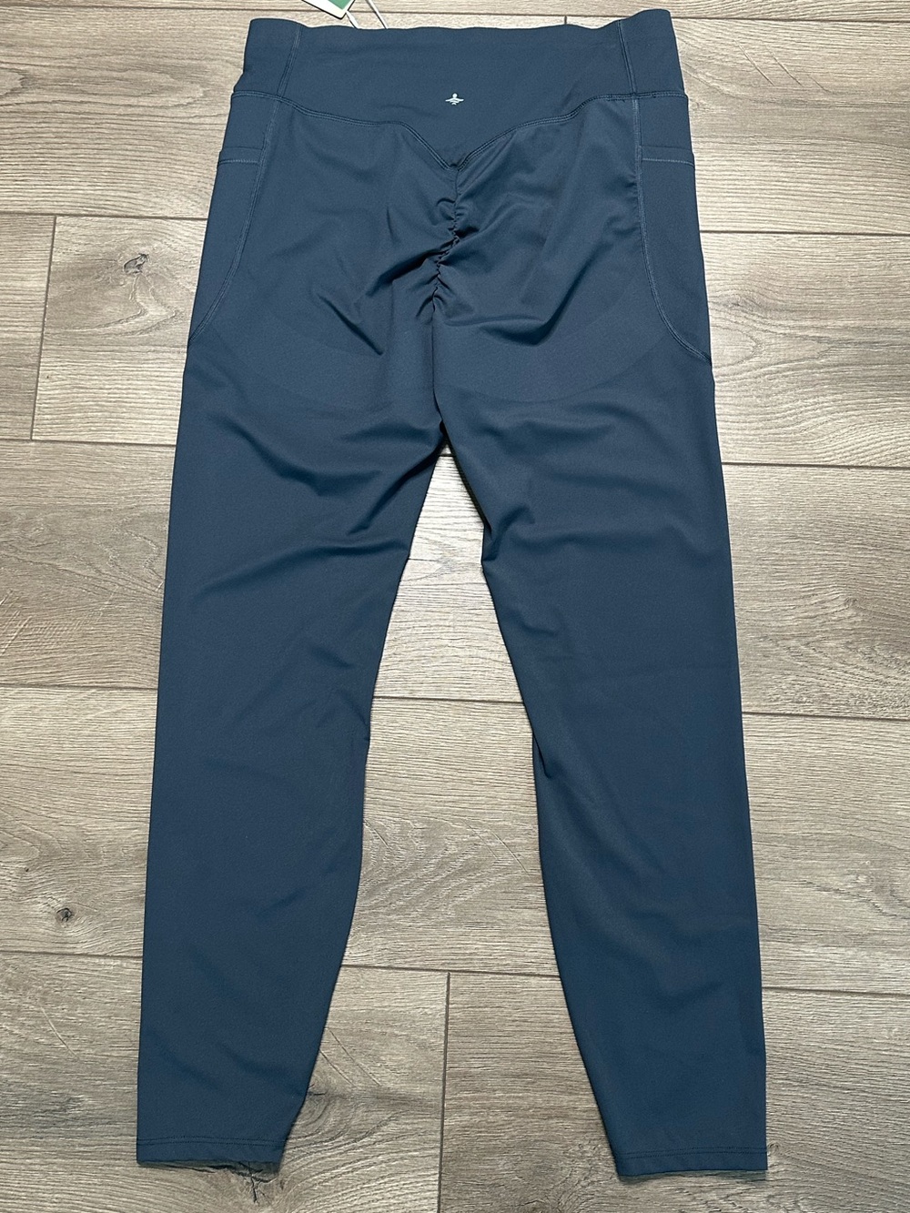 Halara UltraSculpt High Rise Scrunch Butt Lifting Tummy Control Leggings Blue  L - Picture 4 of 12